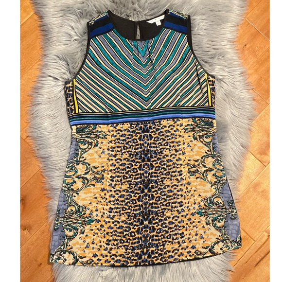 CAbi Tunic Blouse Leopard Size Small - Picture 2 of 4